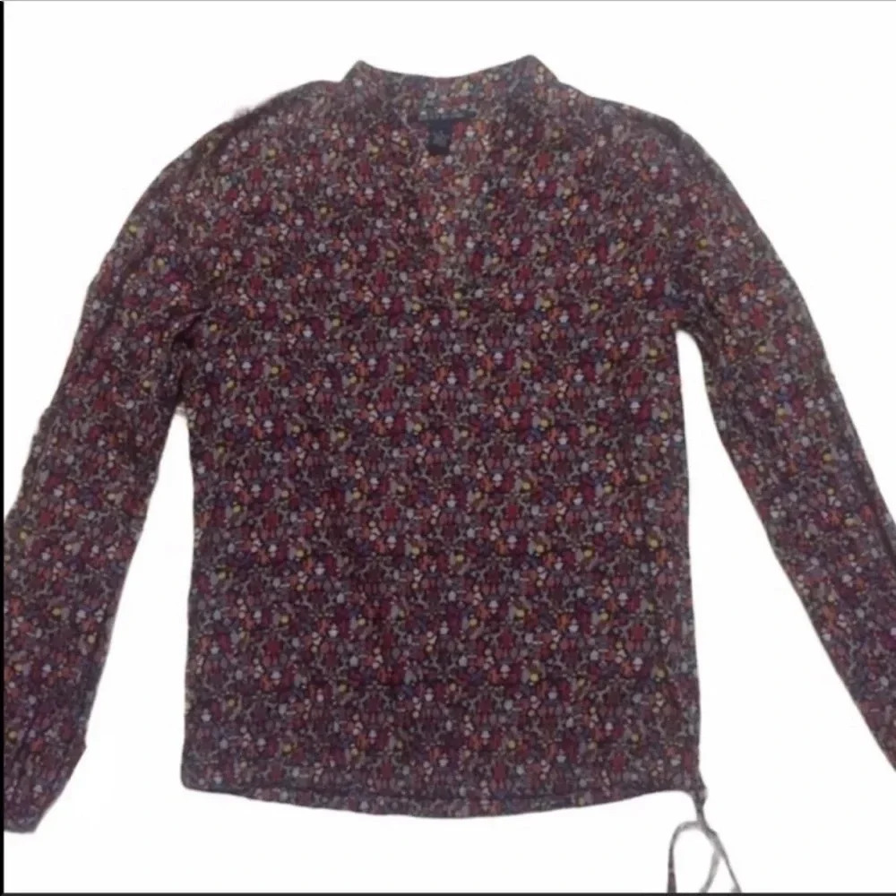Lucky Brand Long Sleeve Tunic Blouse Size Small
